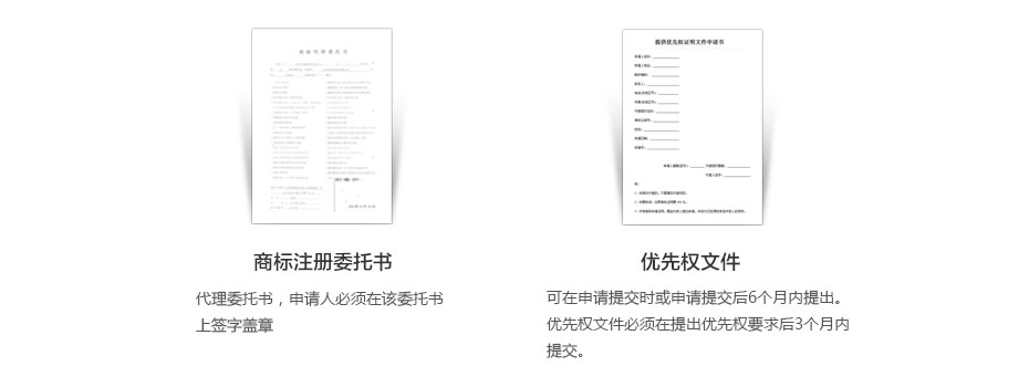 法國商標注冊所需資料